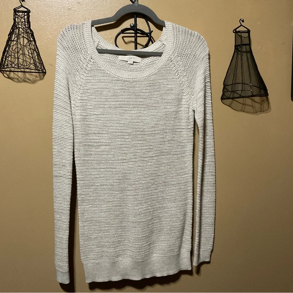 Loft Bone Color Sweater - Picture 2 of 3